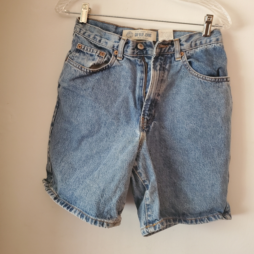 Gap Blue Jeans shorts, size 8, VTG